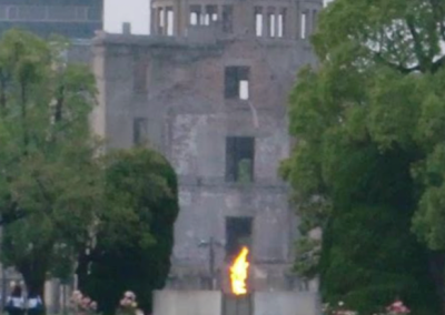 Peace Flame: Hiroshima Memorial Park - Japan